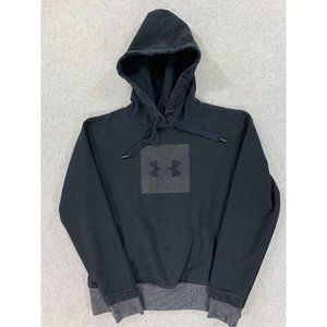 Under Armour Threadborne‎ Logo Hoodie Sweatshirt (Women's Medium) Black
